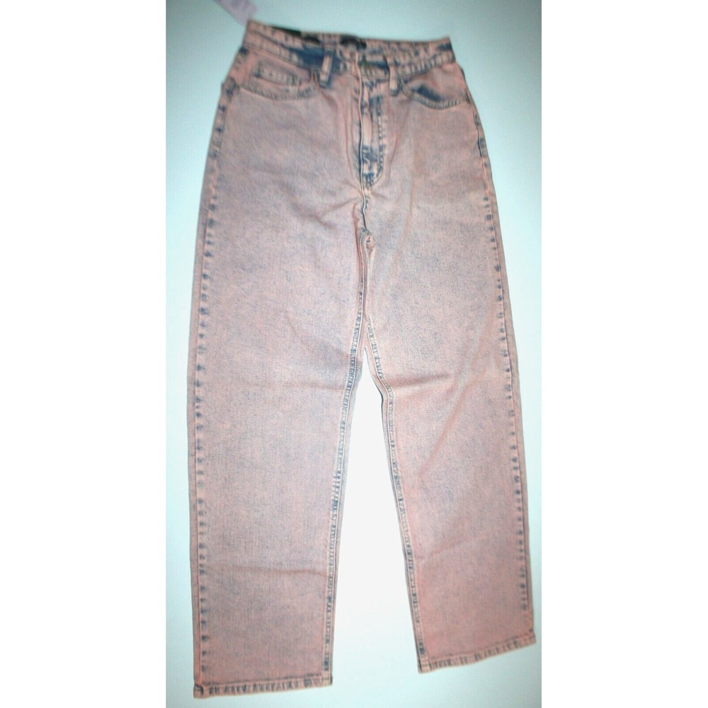 Women's Mid-Rise 90's Relaxed Straight Jeans - Wild Fable Pink Wash size 00